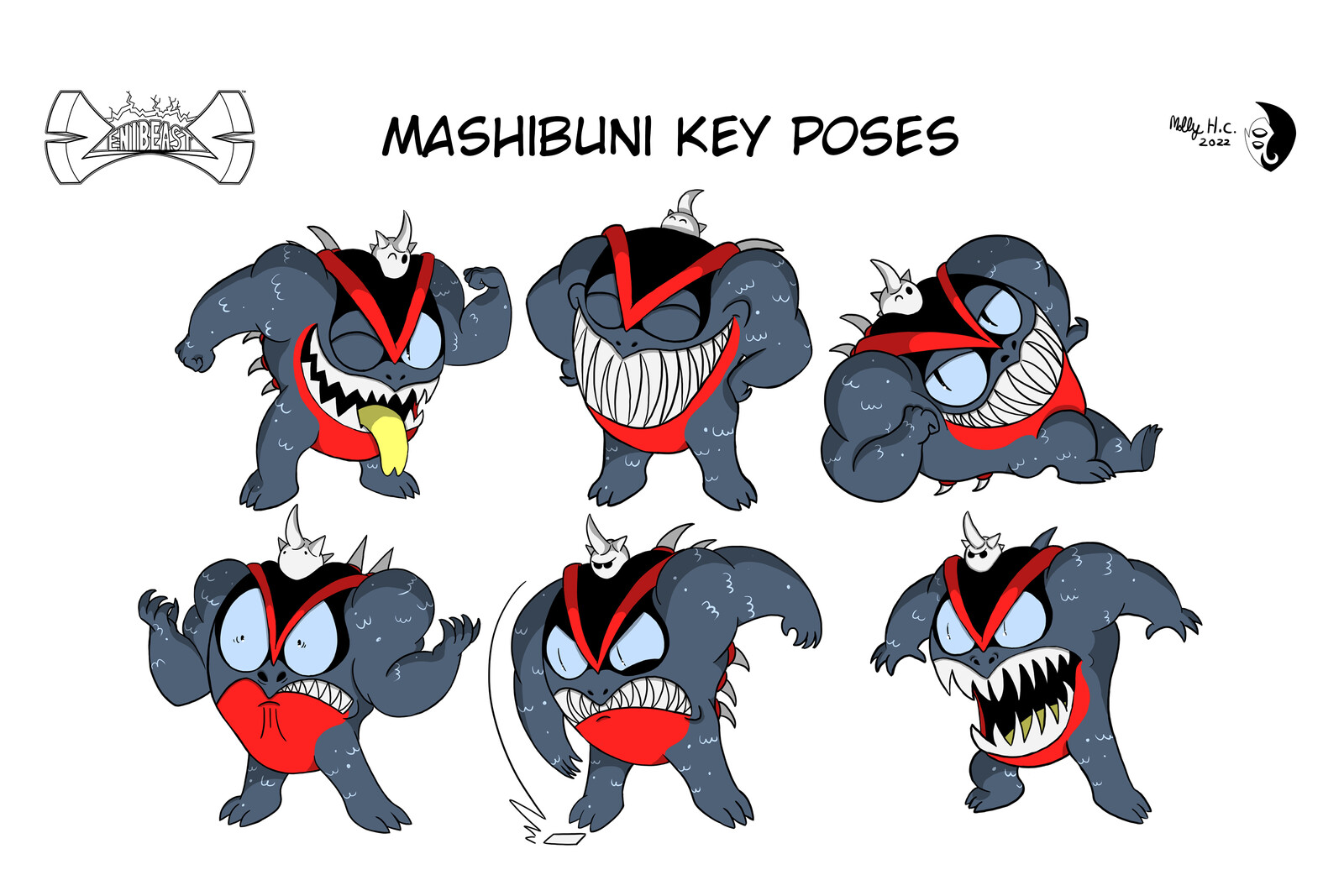 Zenibeasts: Mashibuni Key Poses