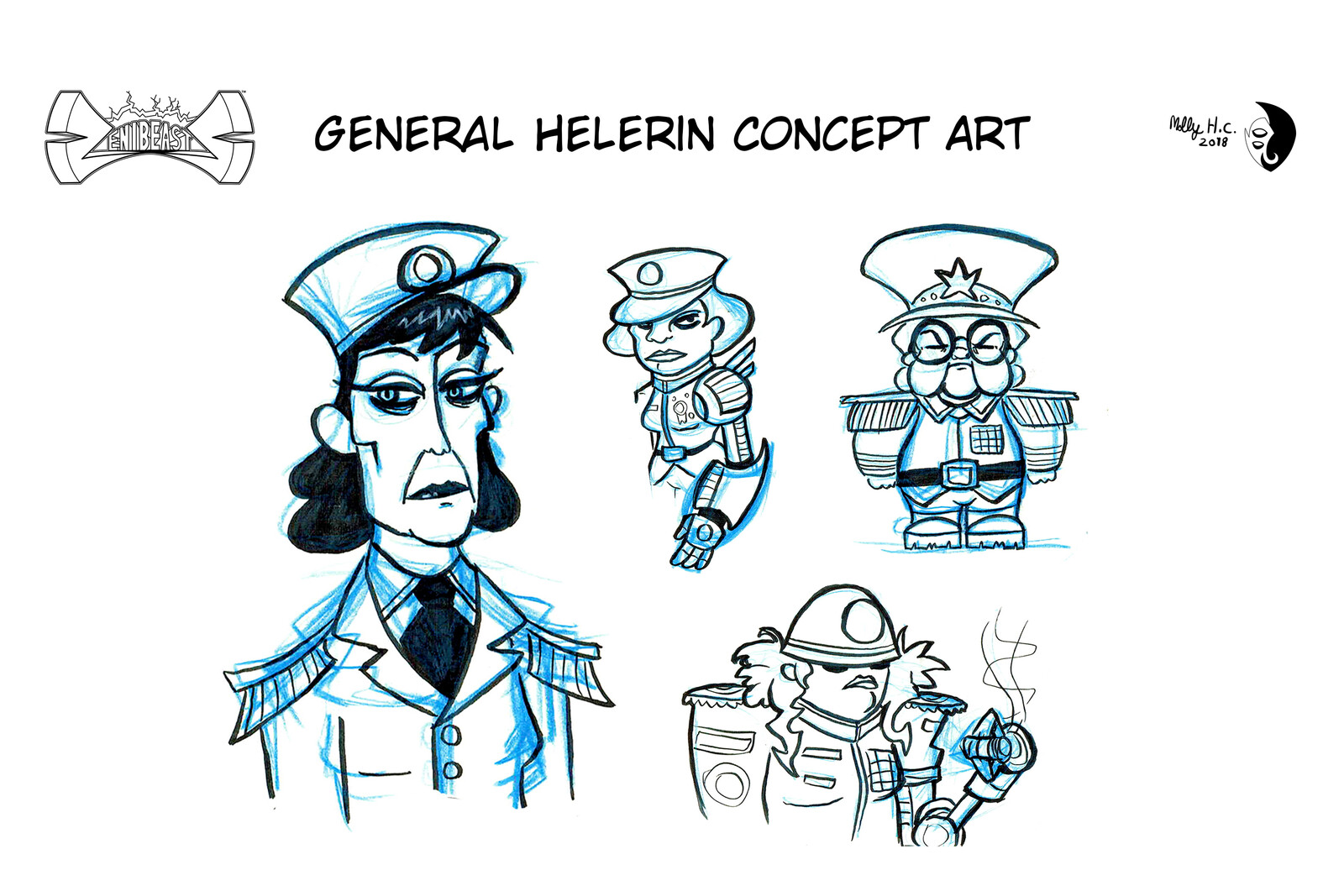 Zenibeasts: General Helerin Concept Art