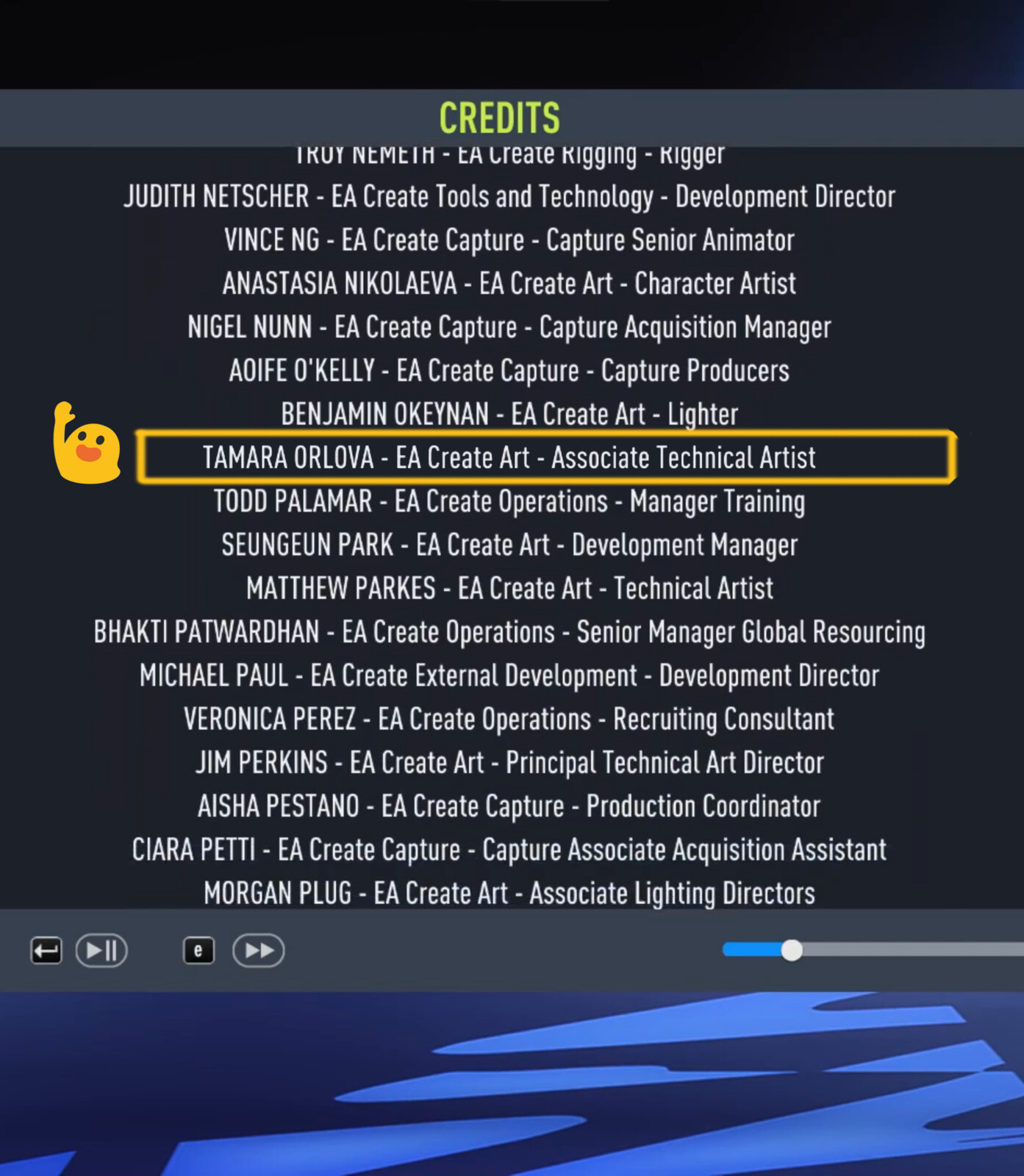 Securing a Spot in the Credits! 
