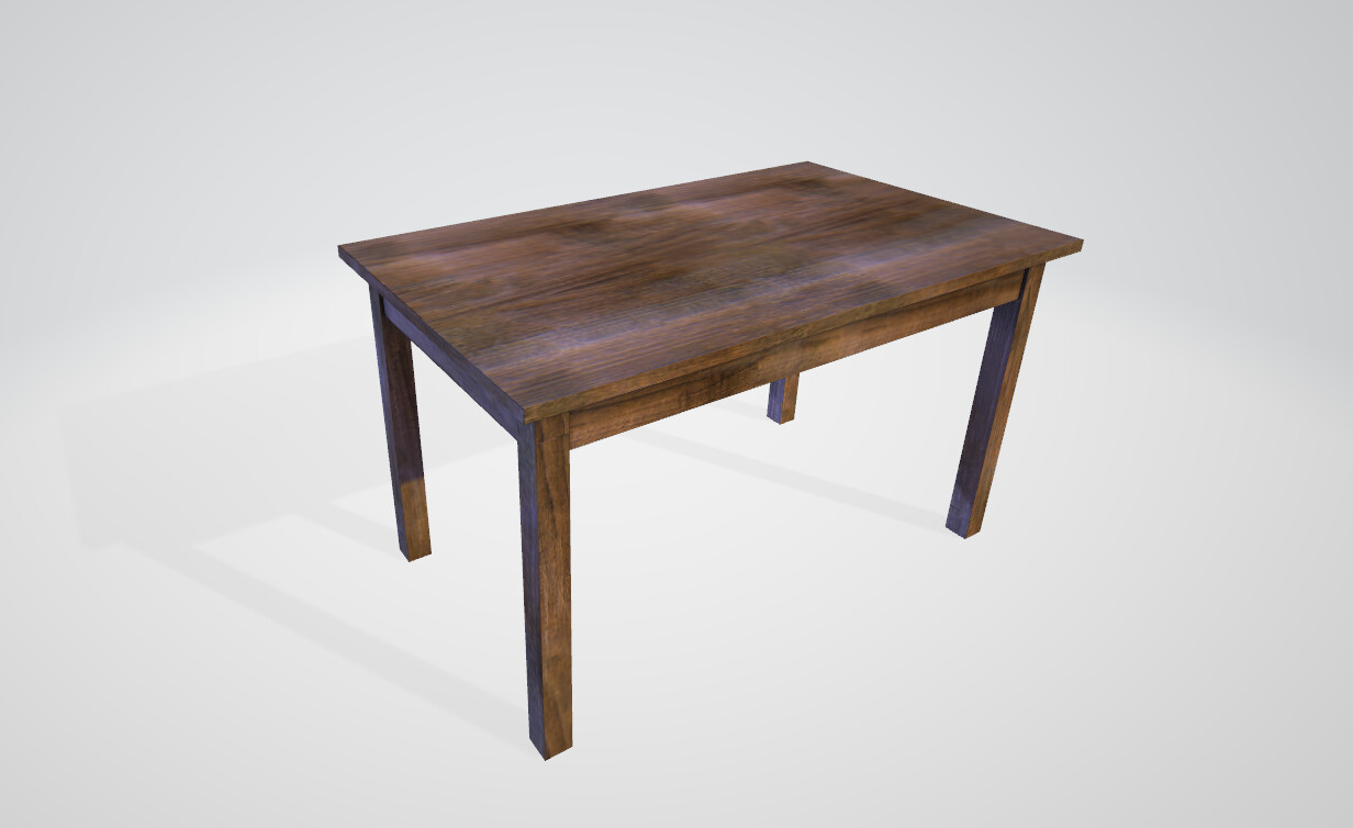 Desk Texturing (quick with seamless texture, seam cleanup, AO bake)