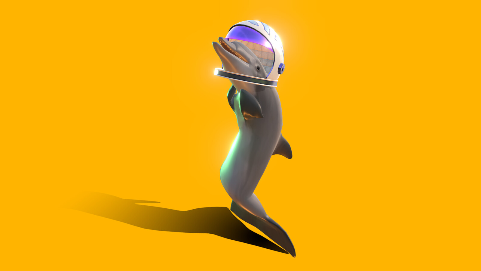 Special Spatial Space Dolphin Avatar - Beauty Render
