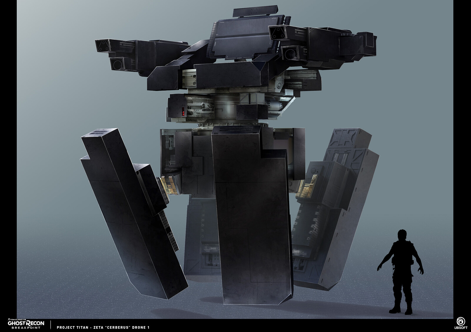 Ghost Recon Breakpoint - ZETA "Cerberus" Drone 1 design