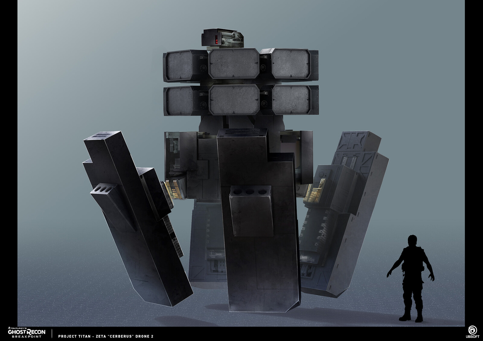 Ghost Recon Breakpoint - ZETA "Cerberus" Drone 2 design