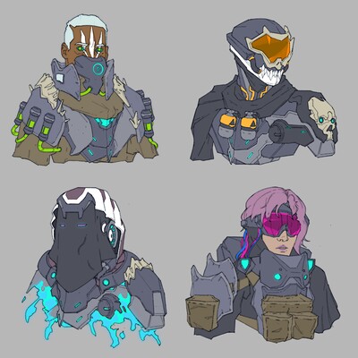 Sci-Fi FPS Designs