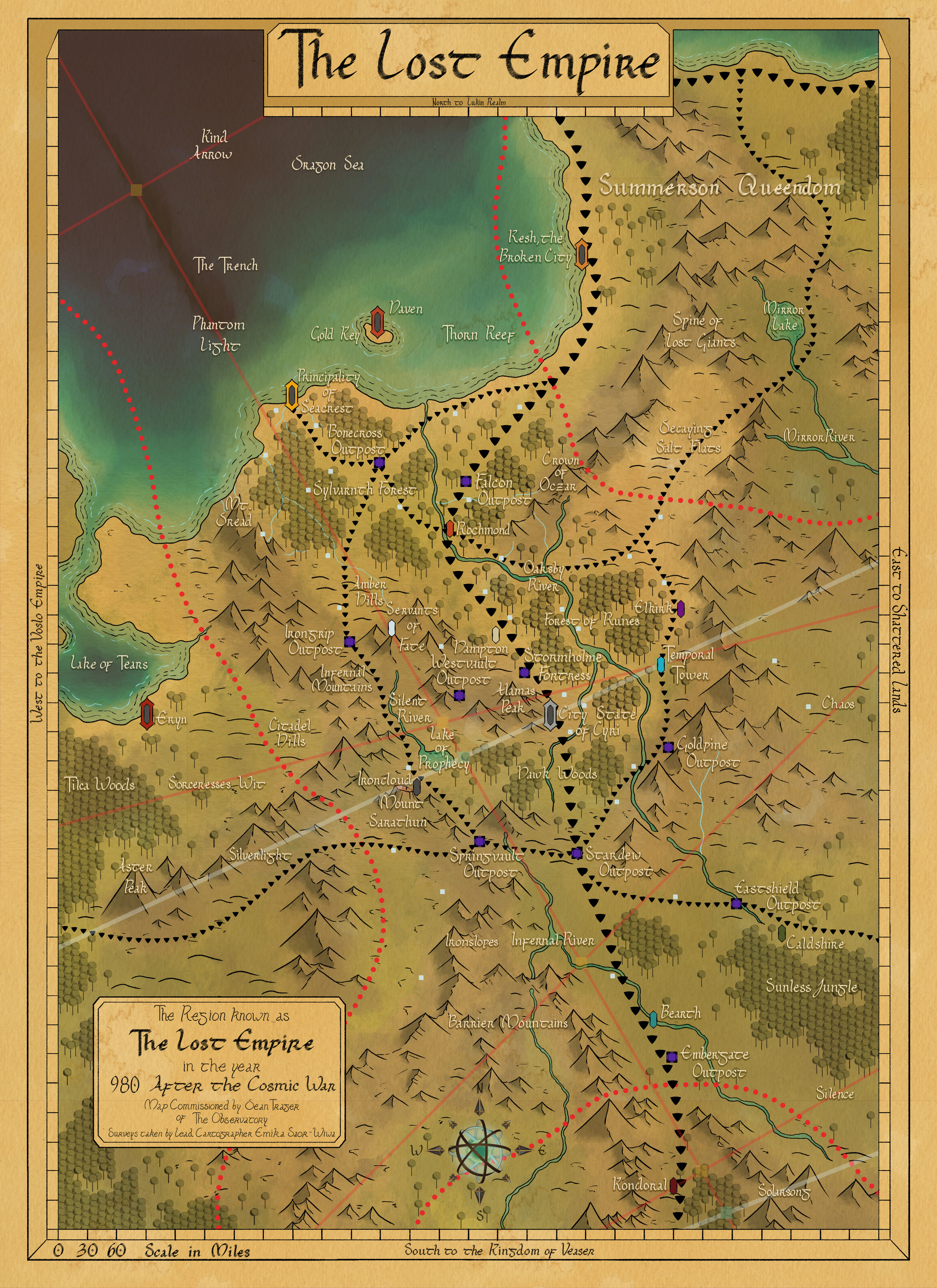 The region of the Lost Empire