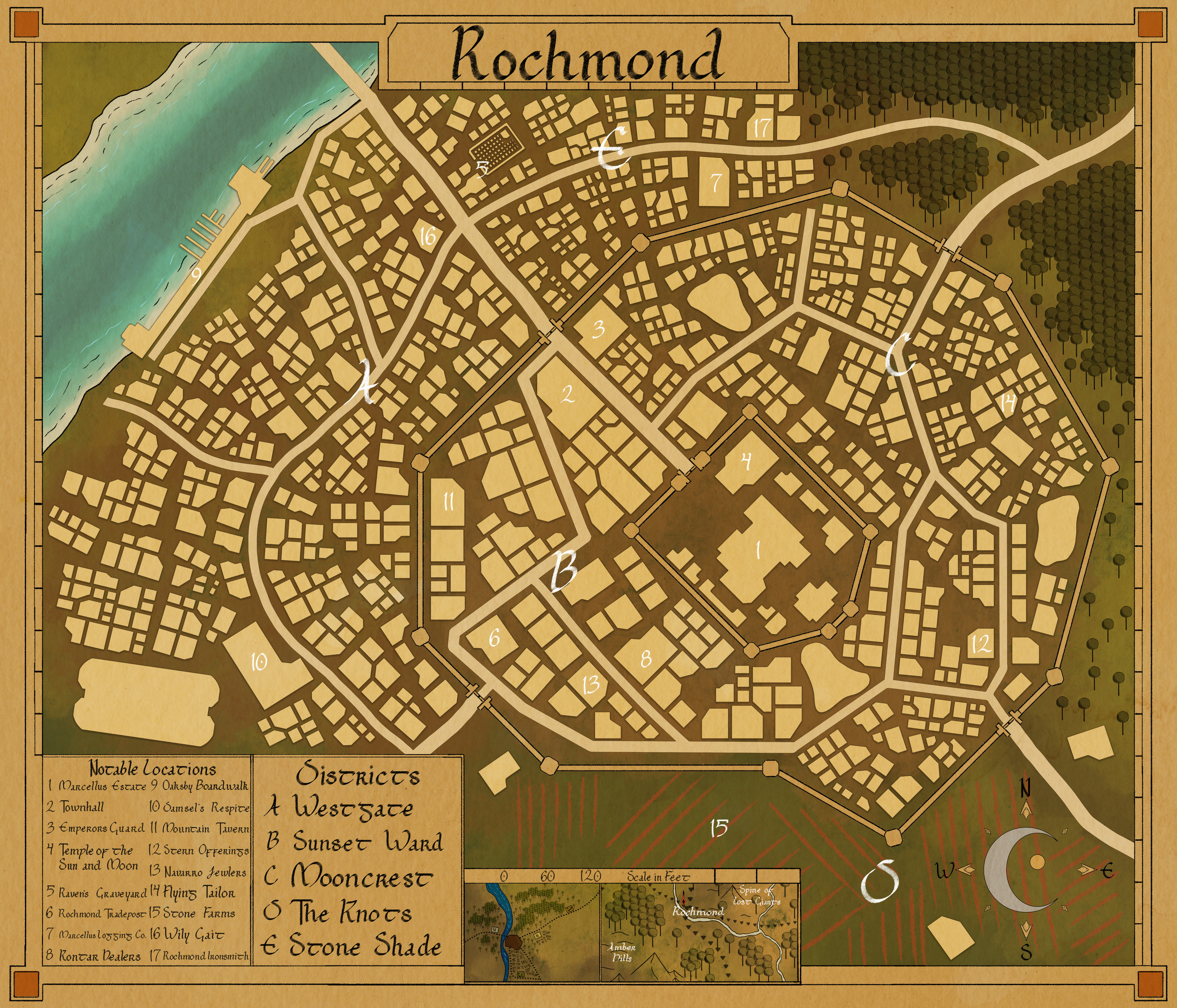 The town of Rochmond, home of secrets an intrigue. 