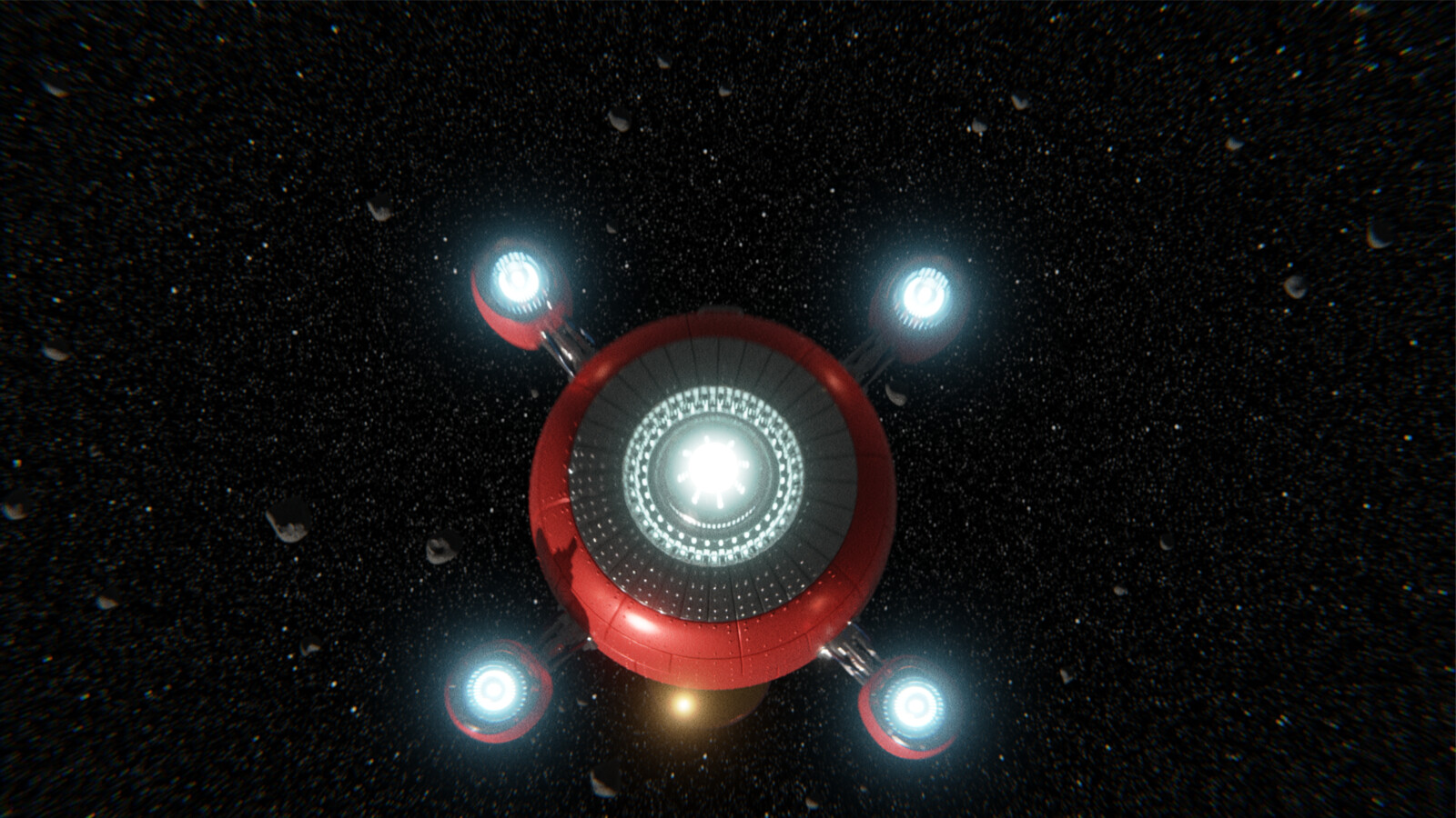 Sun Only - Thrusters and Main Engine
