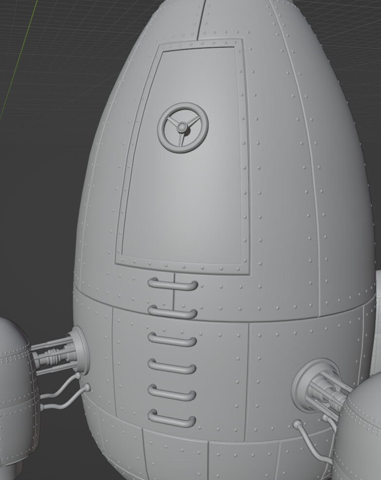 Viewport Shading - Ladder and Door