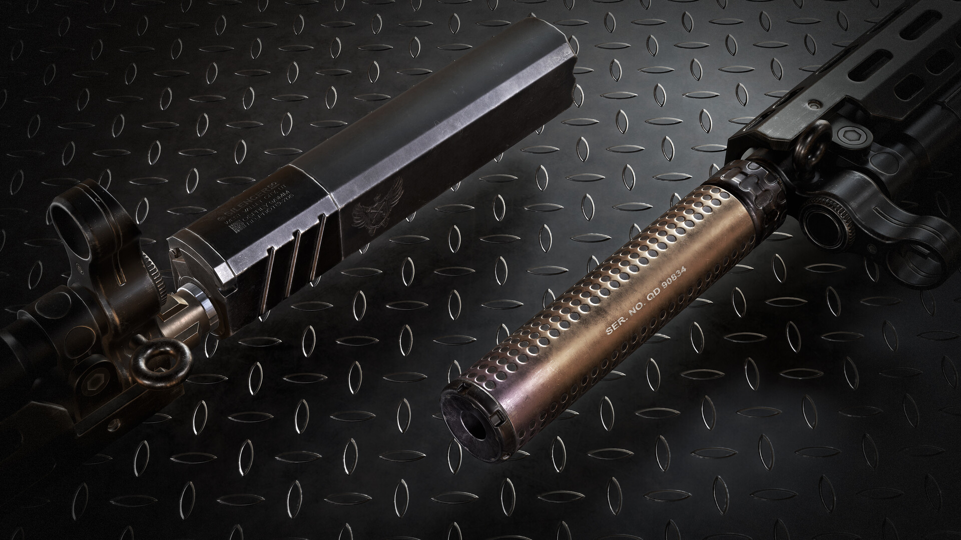 Silviu Buhlea - 3D Artist - Silencers (Suppressors)