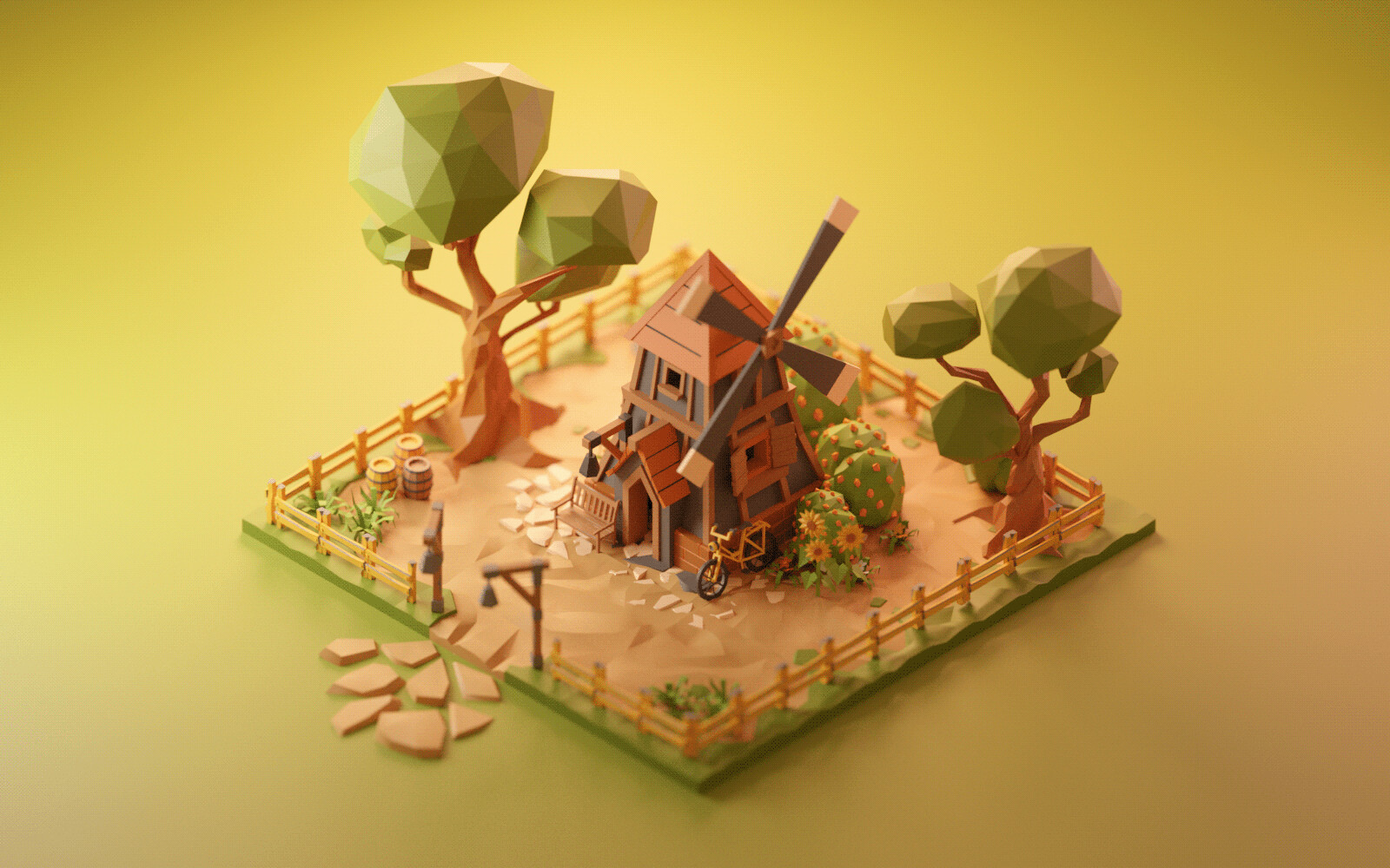 Blender wallpaper