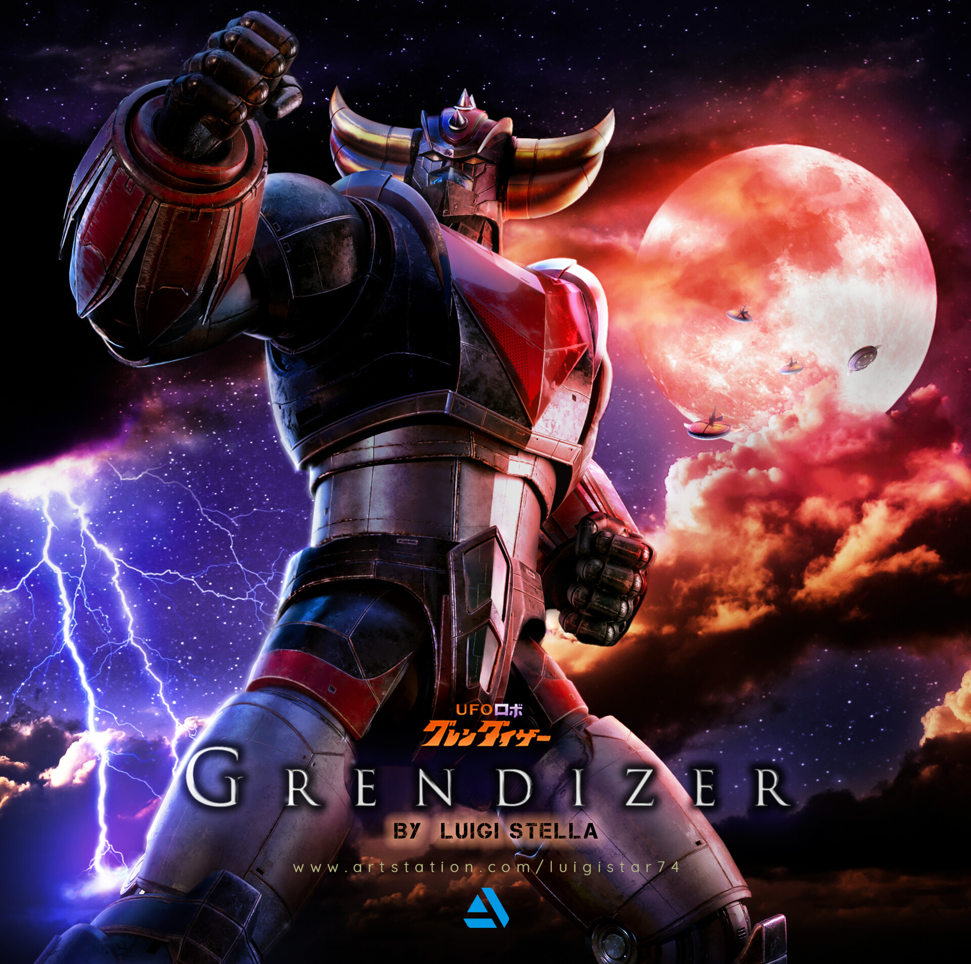 ArtStation - GRENDIZER - UFO ROBOT GOLDRAKE - Release 2 ArtStation - GRENDIZER - UFO ROBOT GOLDRAKE - Release 2