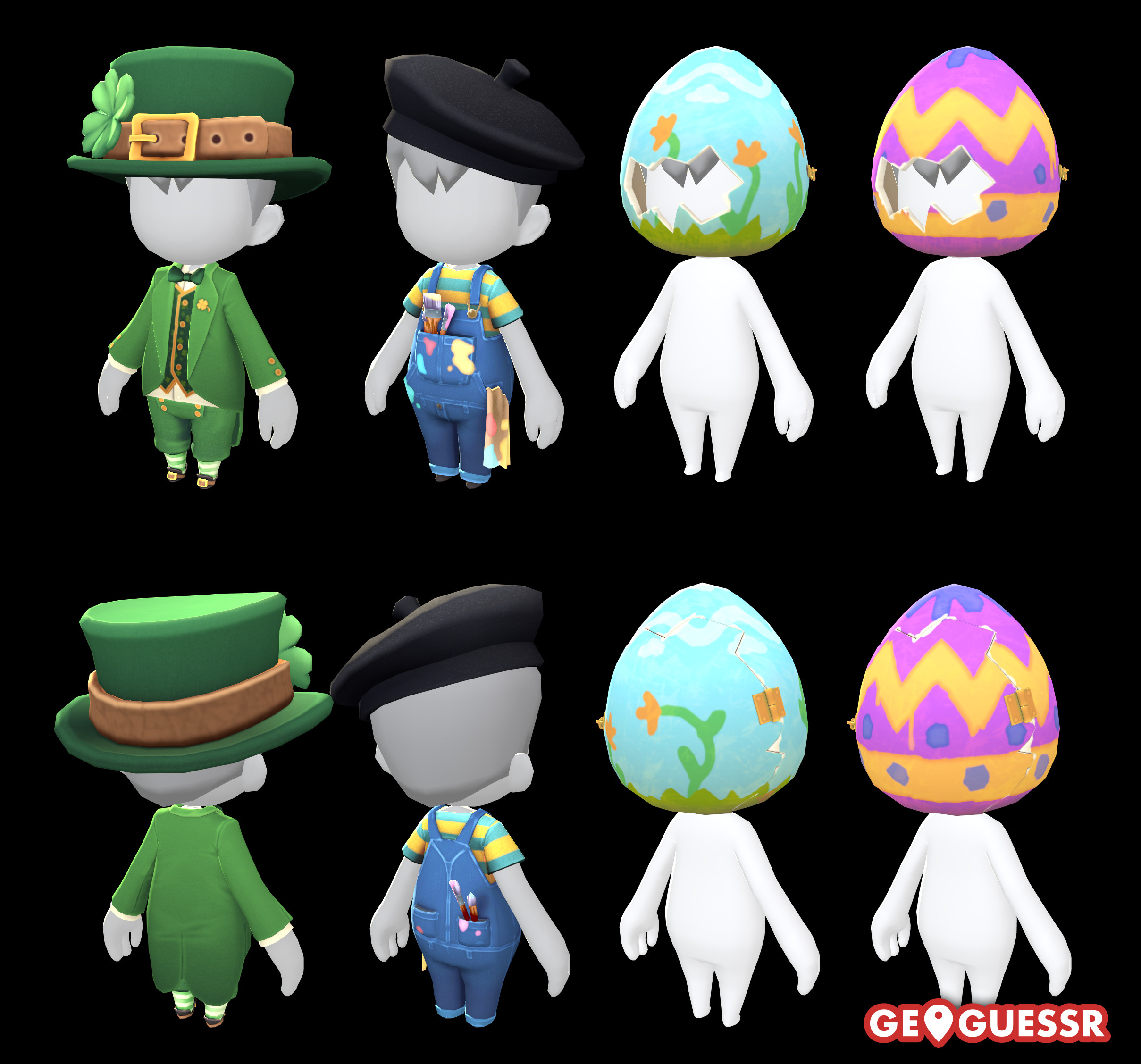 St Patricks Day, Artist and Easter Eggs