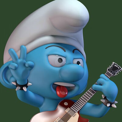 Rocker Smurf