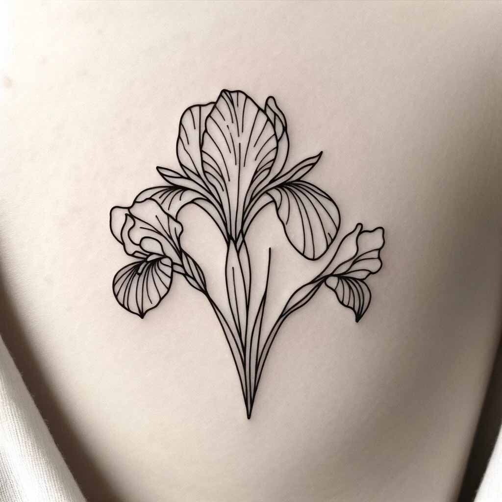 ArtStation Violet and Iris tattoo
