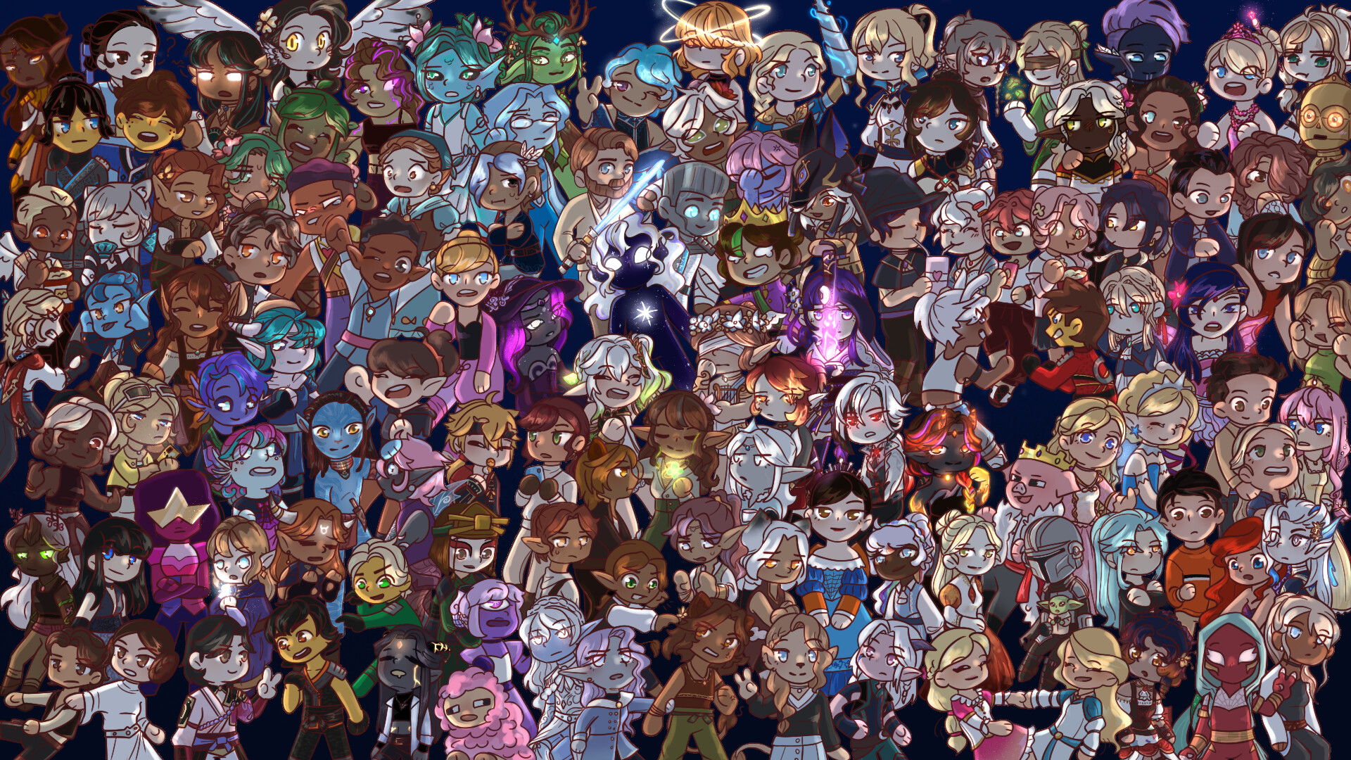 ArtStation - 120 Character Background Illustration
