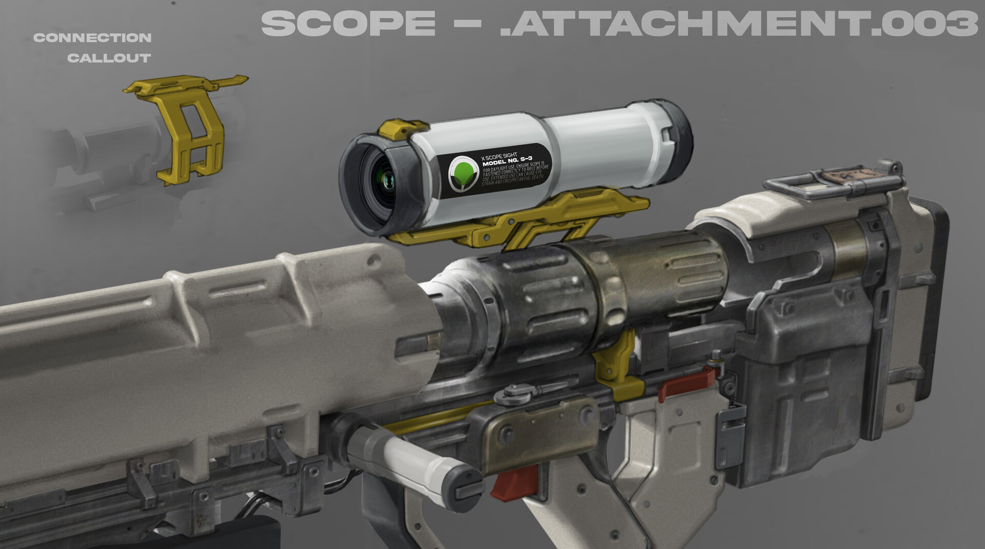 ArtStation - Ascendant Infinity - Sniper rifle
