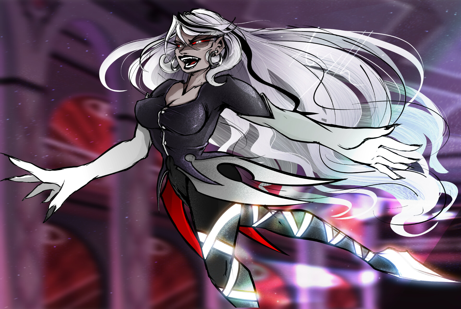 Artstation hazbin hotel carmilla carmine