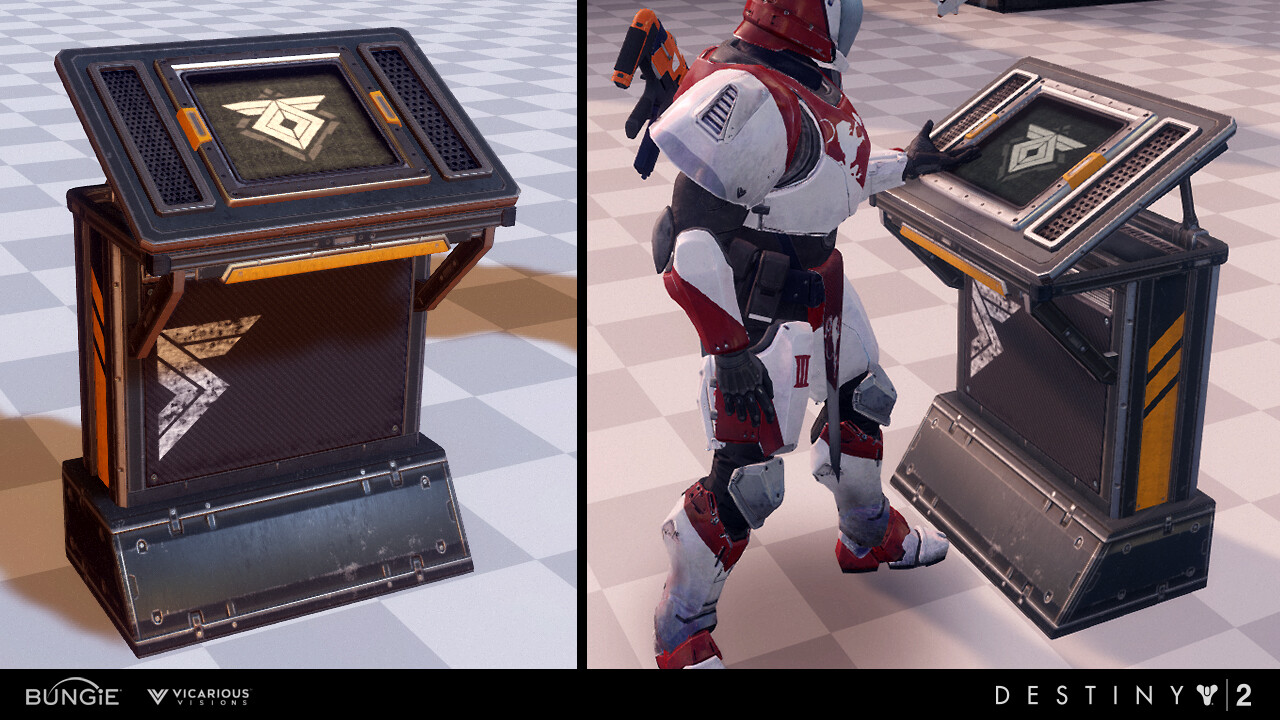terminal model and surfacing, screen shader