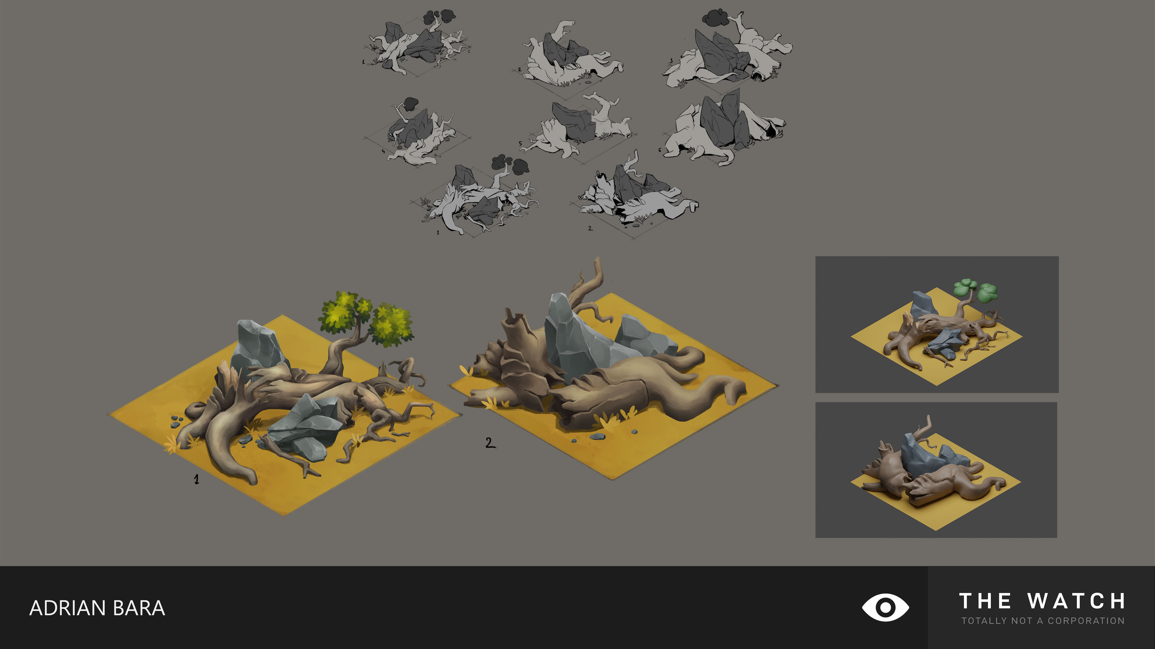 fallen tree designs &amp; 3d blockouts
