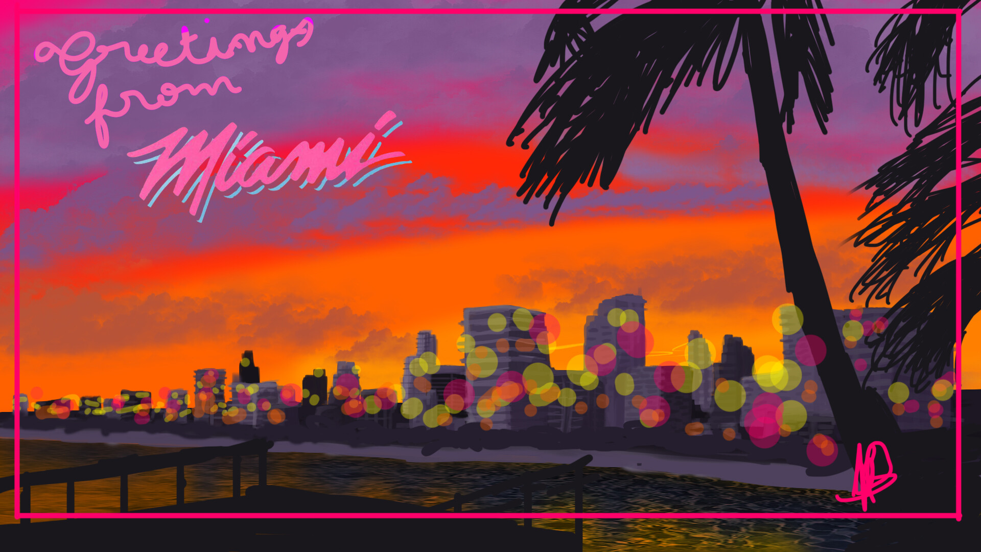 Artstation miami beach view