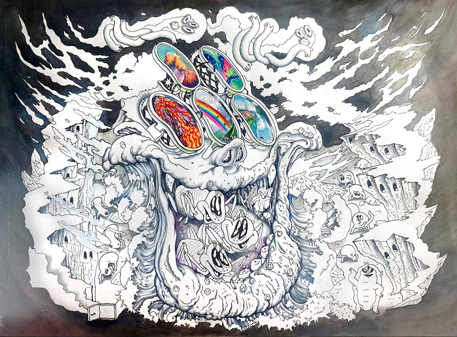 Larvae Story, Dust Concept Art - Canvas Work