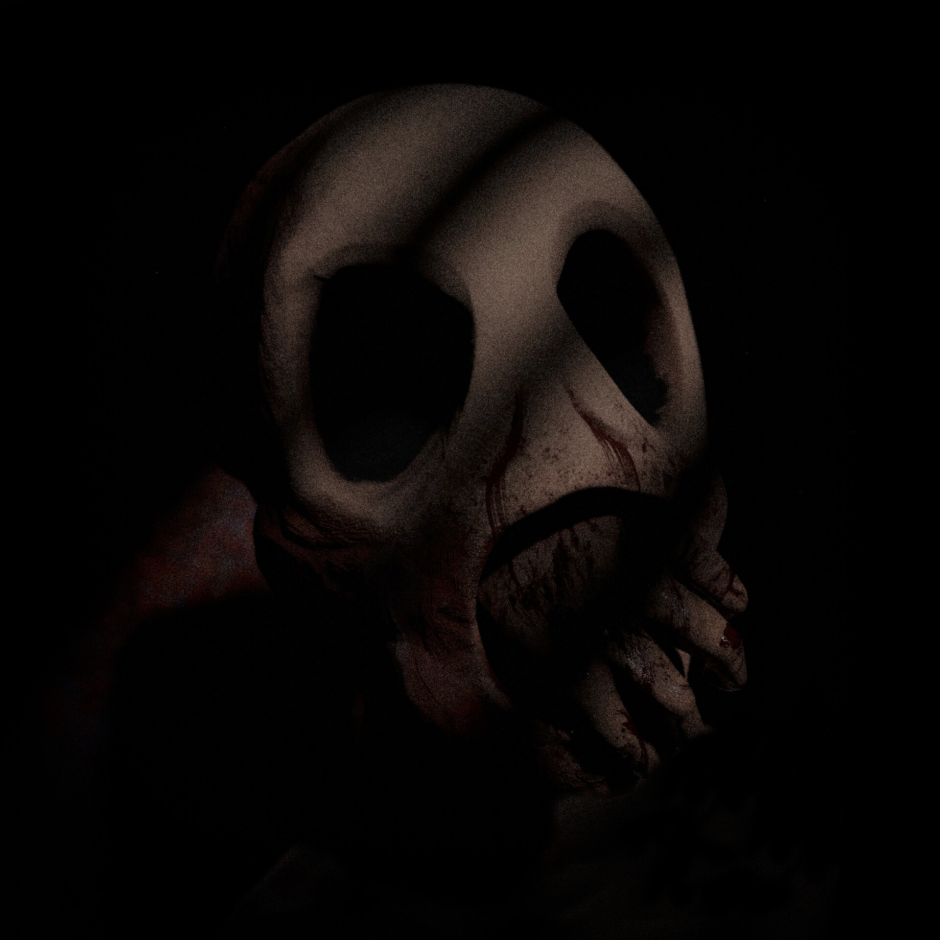 Skull Creature Doodle