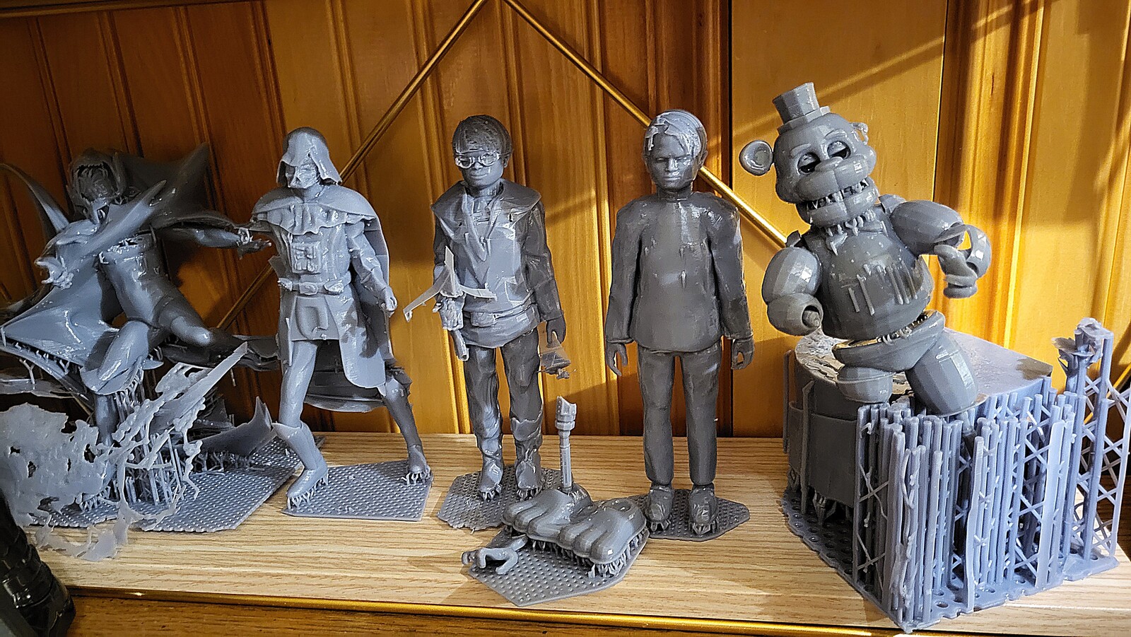 3D Printed Young Luke Skywalker & FNAF Ghost Boy/Freddy - Version 1