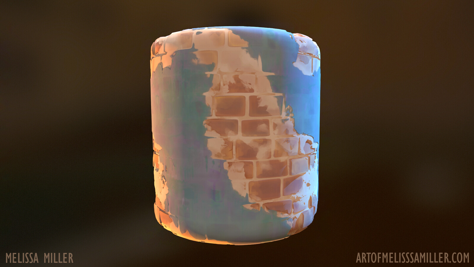 Stylized wall material