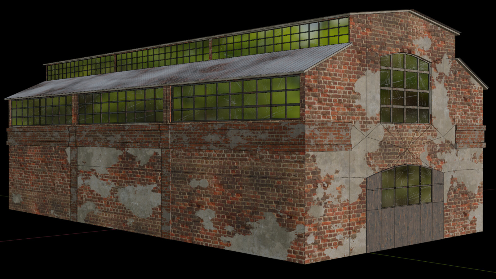 Game Asset Abandone Victorian Factory