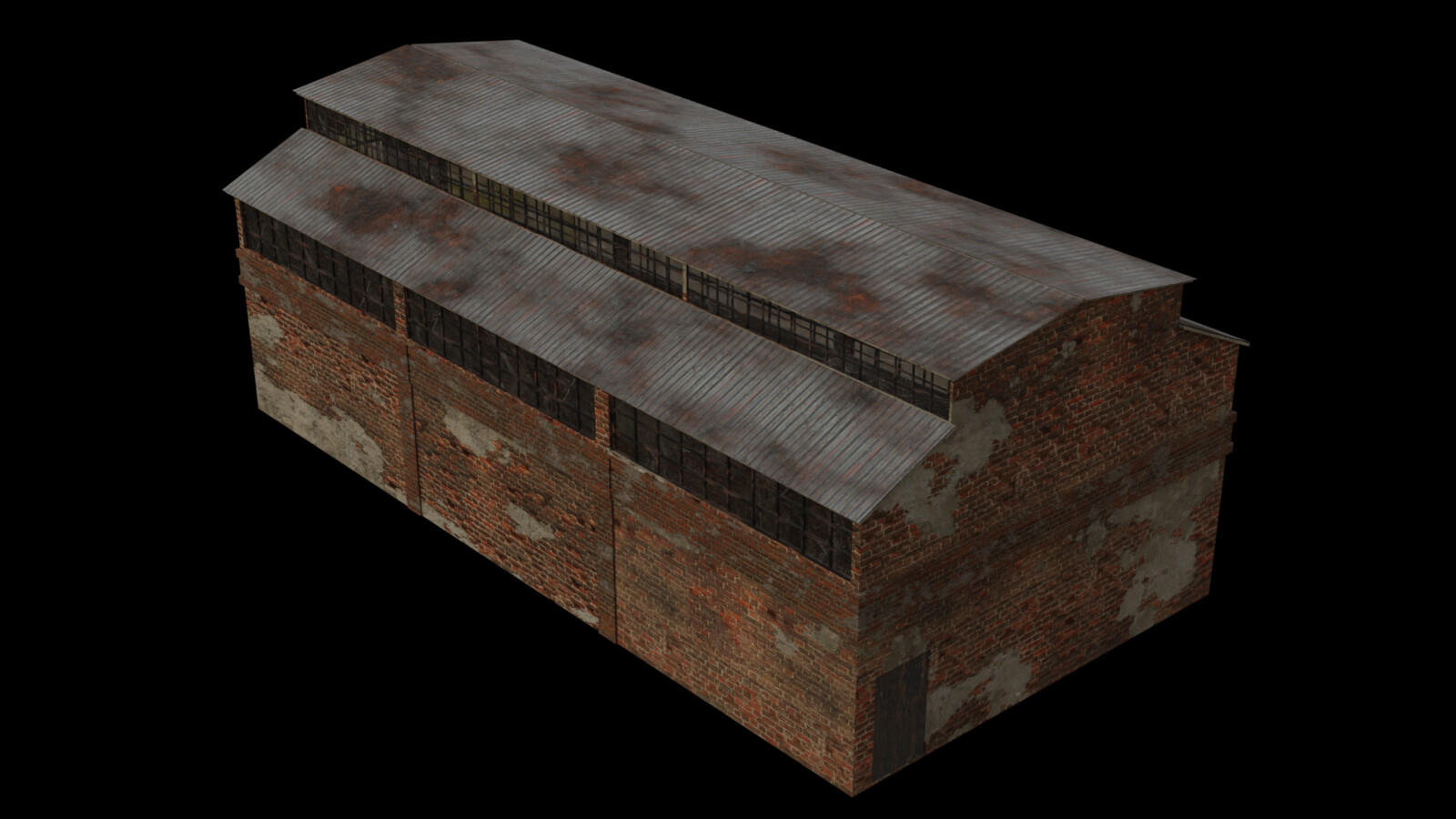 Game Asset Abandone Victorian Factory