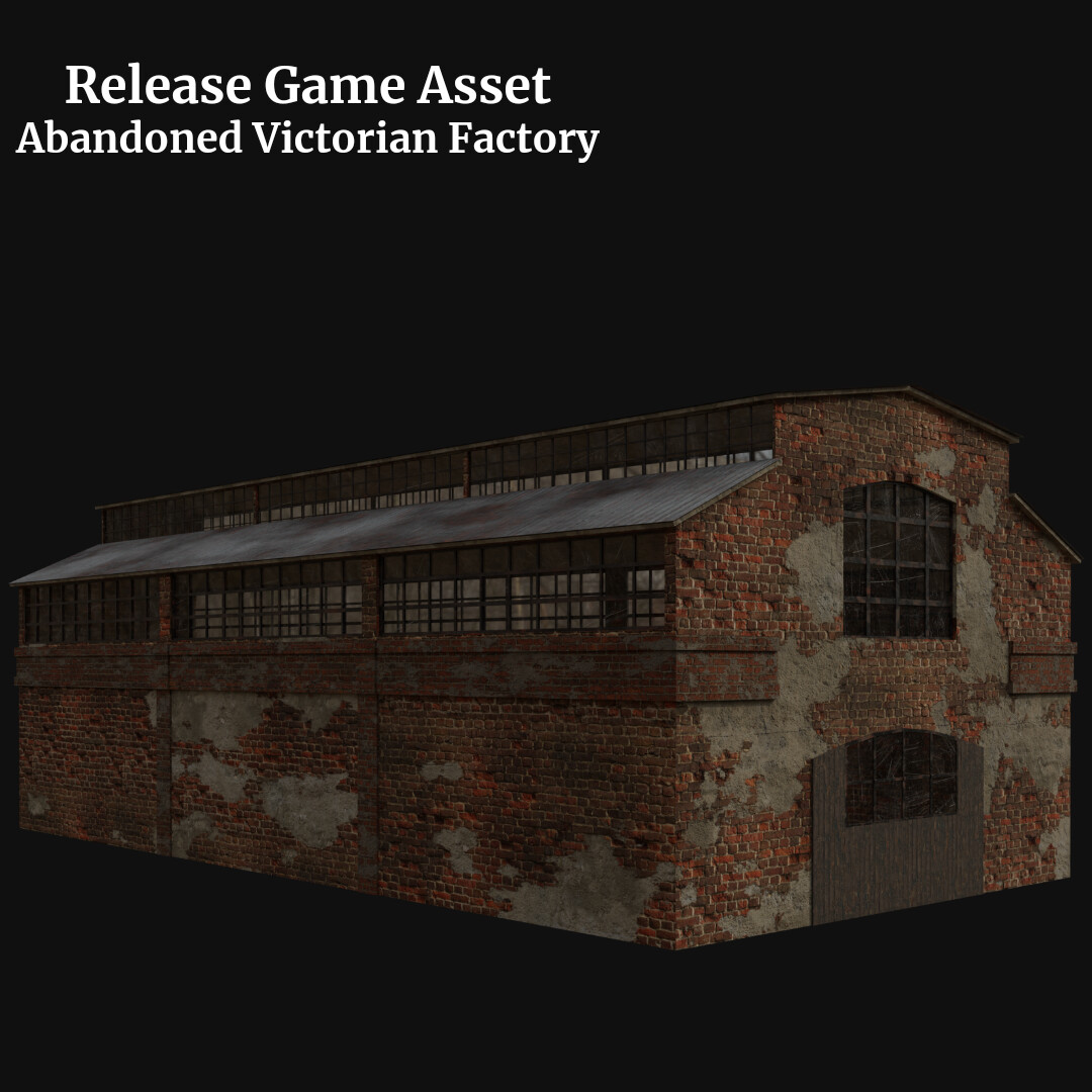 Game Asset Abandone Victorian Factory
