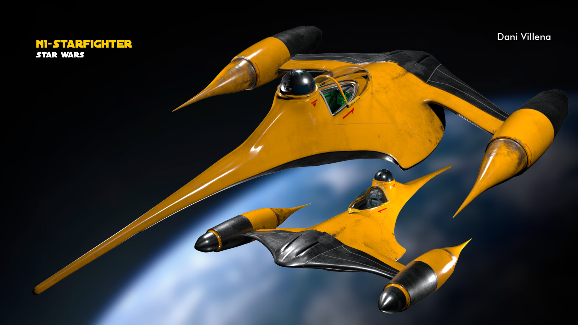 ArtStation - Naboo Starfighter - Star Wars ArtStation - Naboo Starfighter - Star Wars