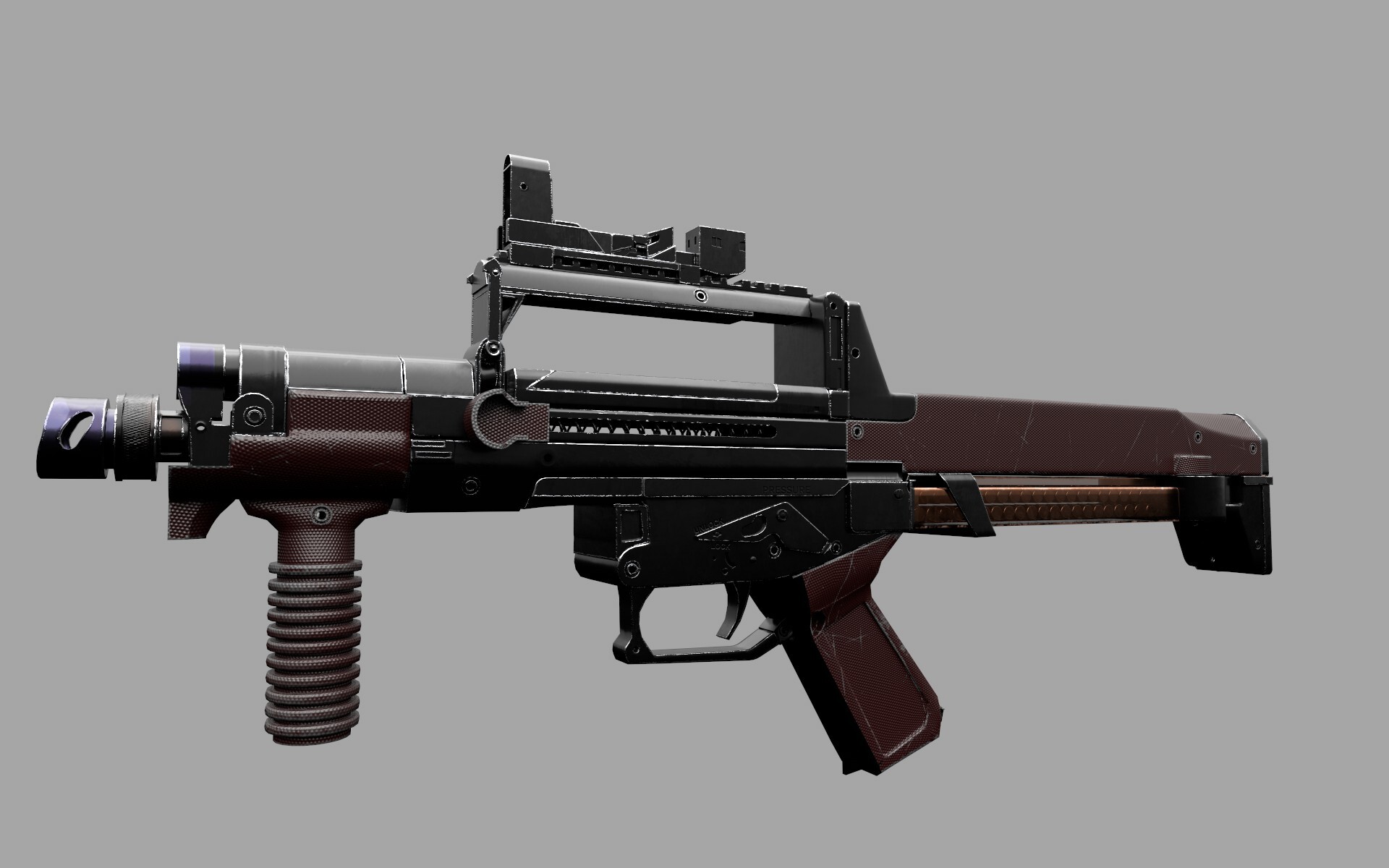 ArtStation - Gun_Modeling with Texturing