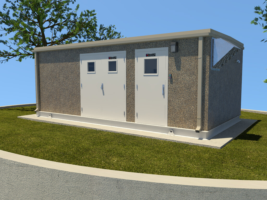 Prefabricated Housed Booster System