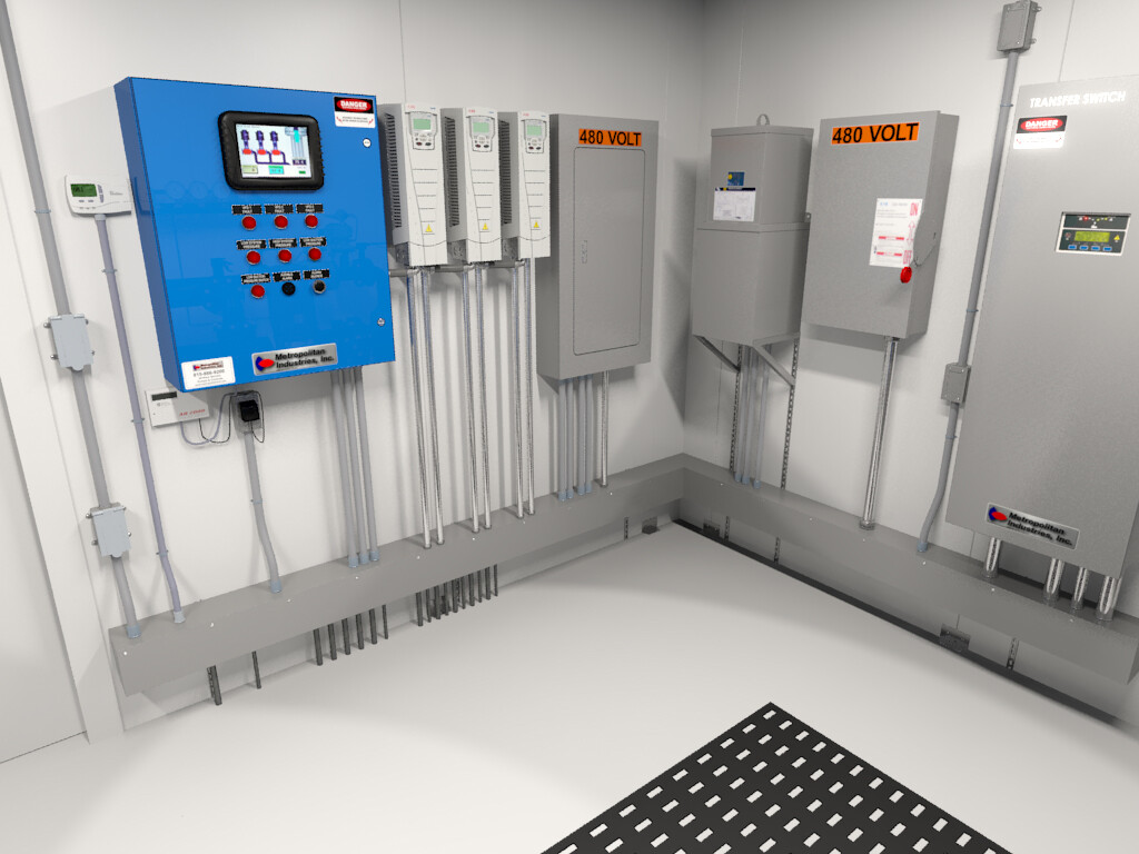 Prefabricated Housed Booster System