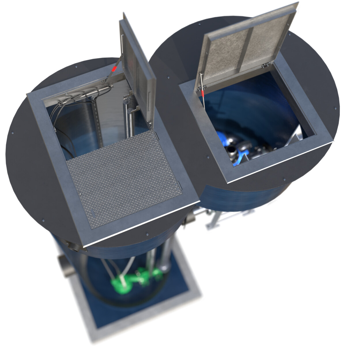 Prefabricated Fiberglass Lift Station