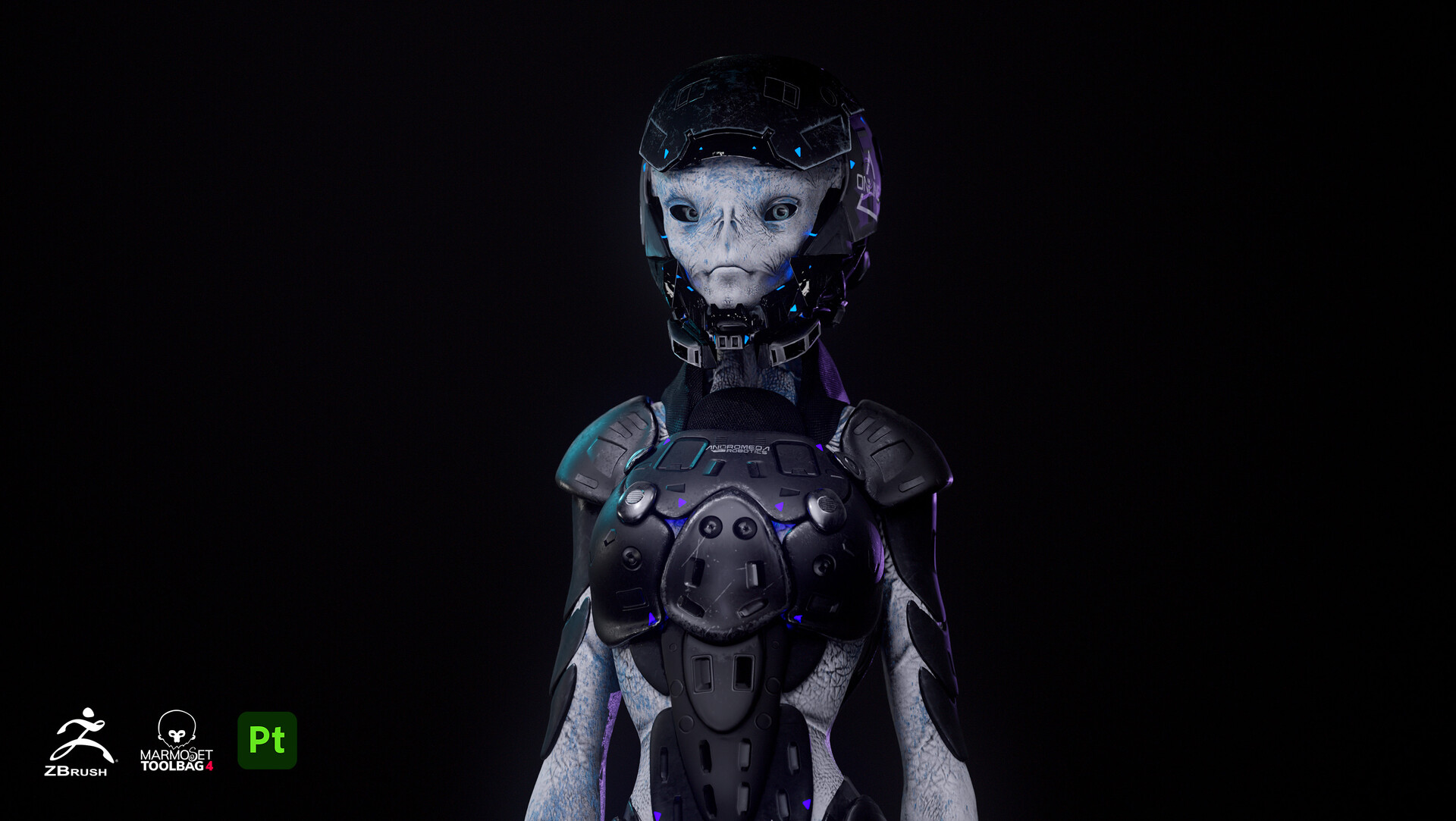 ArtStation - ALIEN HUMANOIDE BZ 3456 BY Oscar creativo