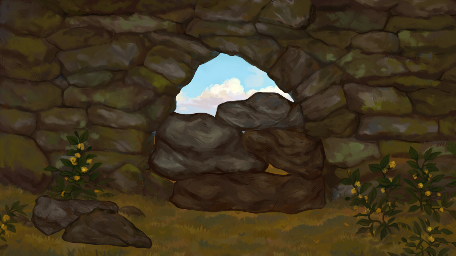 Stone wall Interaction