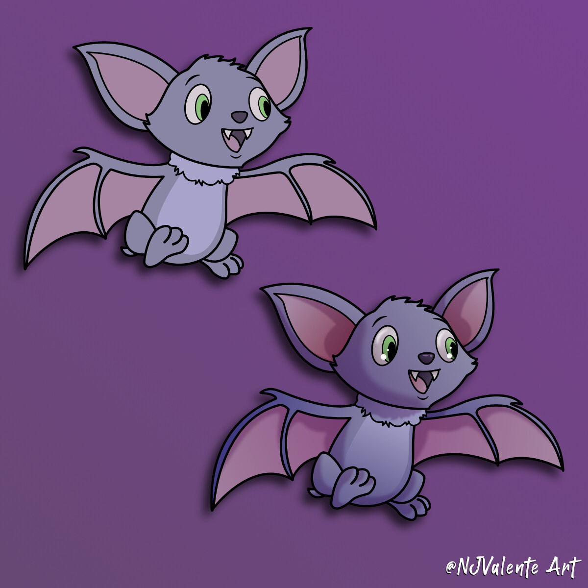 Cartoon Bat Vector