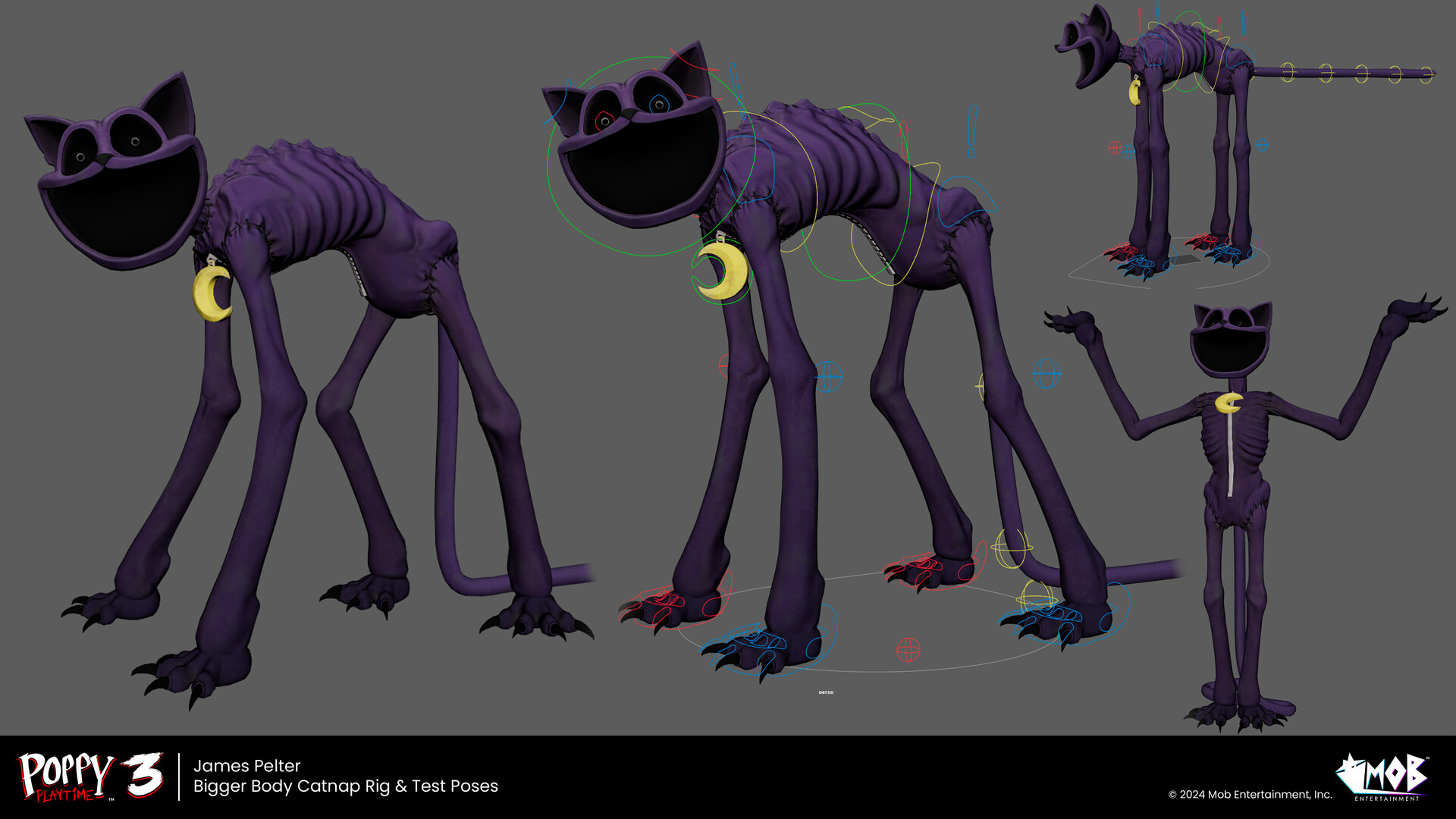 James pelter poppy playtime chapter 3 rigging and technical animation