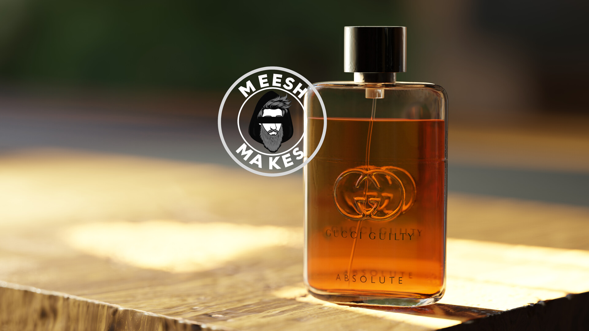 ArtStation Gucci Guilty Cologne Digital Product Rendering