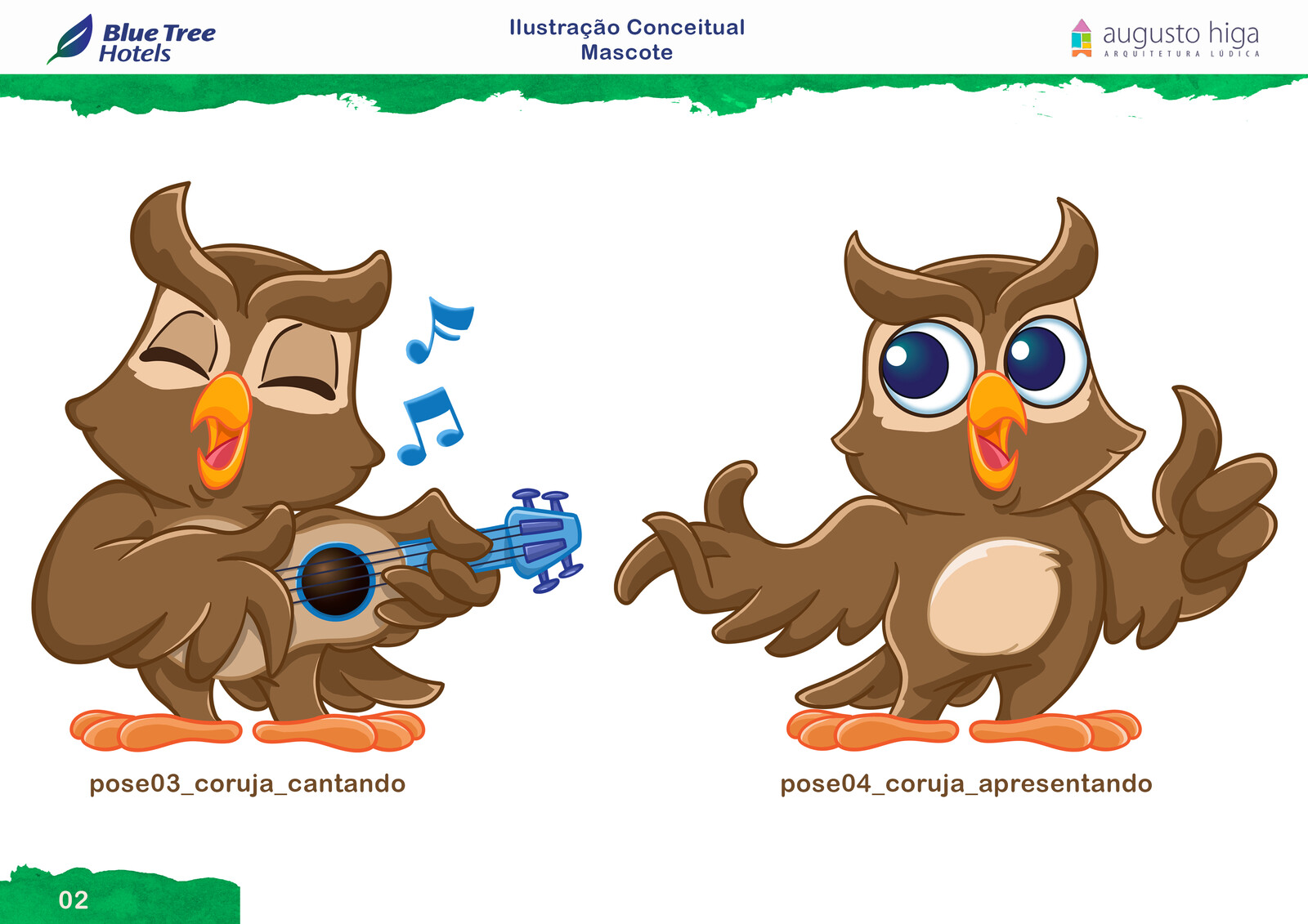 The Owl - Mascot for Blue Tree Hotels