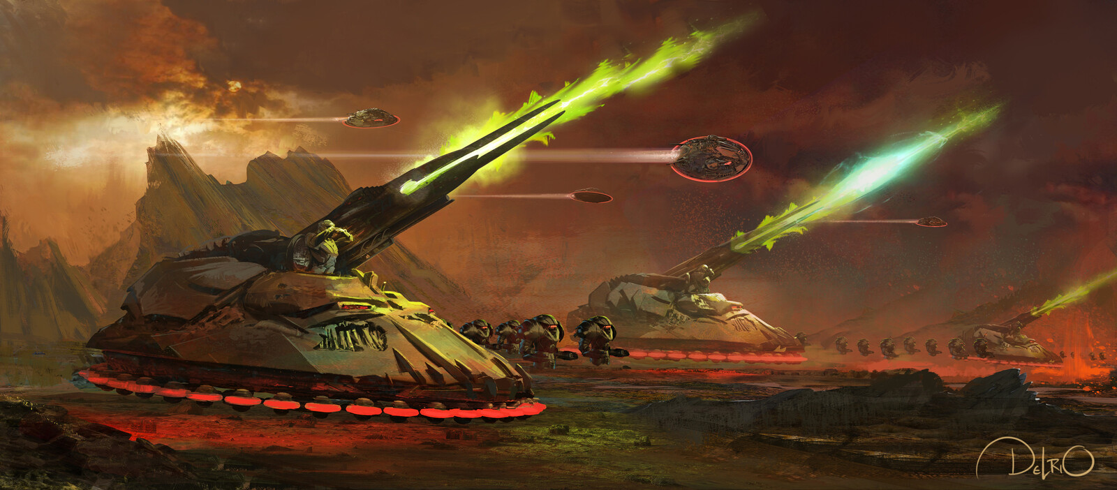 ROTON - I also wanted to take the Roton and make it an actual tank like hovering vehicle. As if at one point in the history of Eternia, these once littered the battle fields of old. 