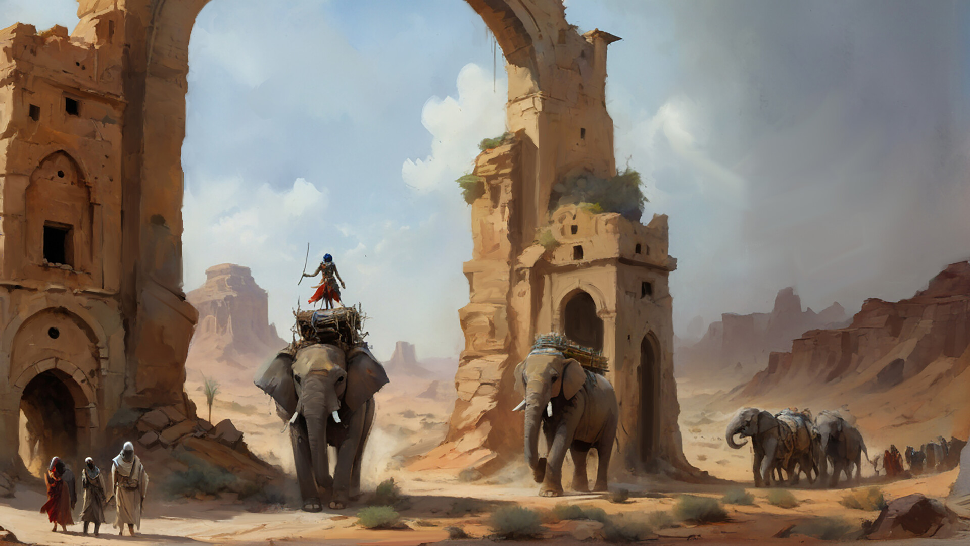 ArtStation - Africa 2100 after the Fall 1