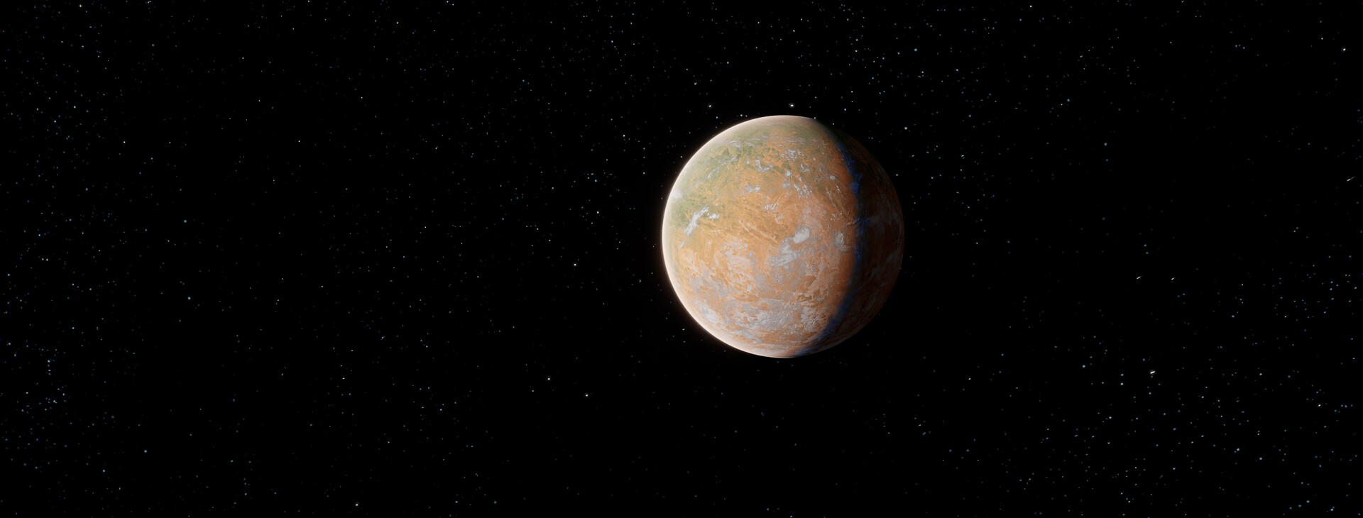 ArtStation - Exoplanet : GJ 1061 c (Gliese 1061c) The Rocky