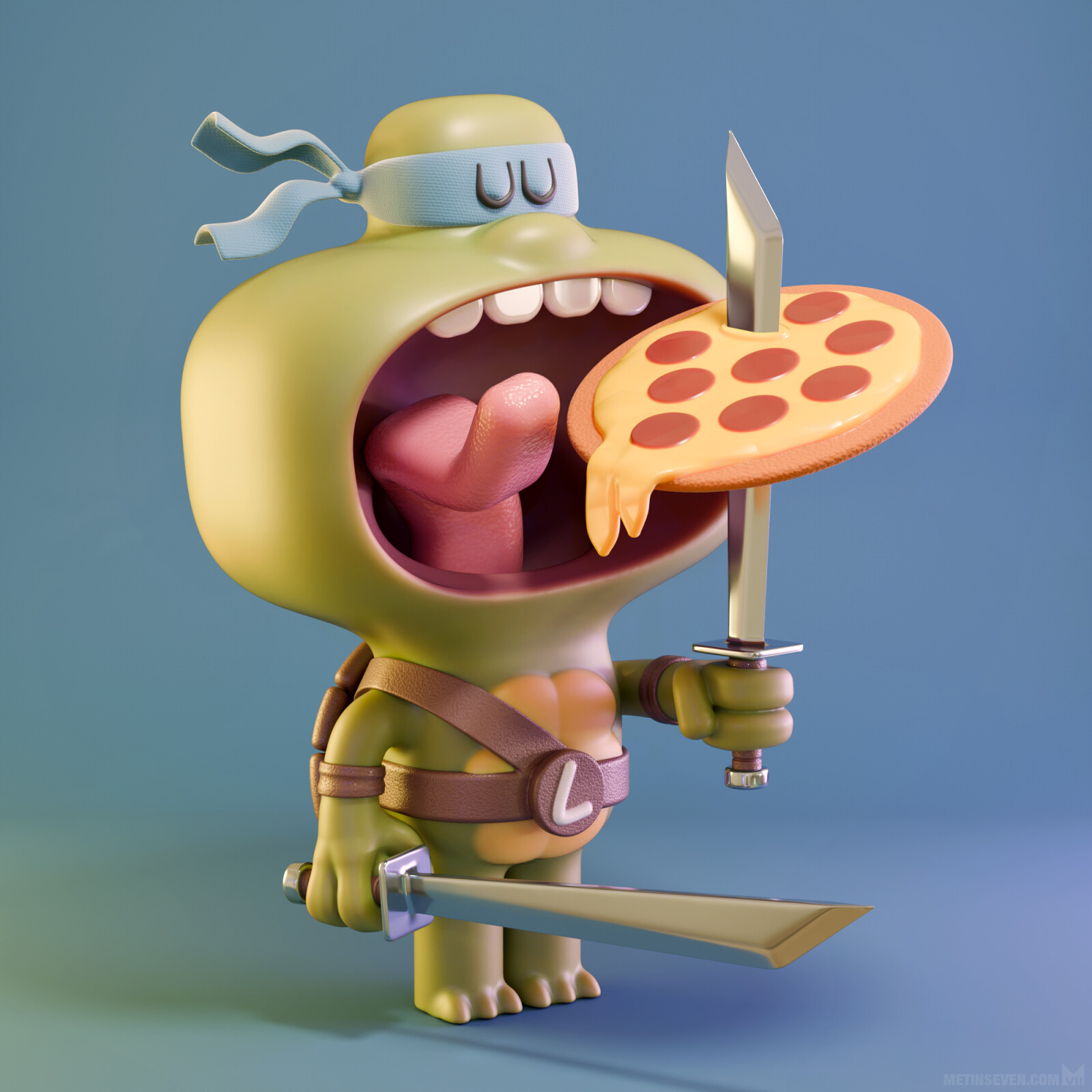 Leonardo from the Teenage Mutant Ninja Turtles. 🐢🍕 | Concept: Christopher Lee
