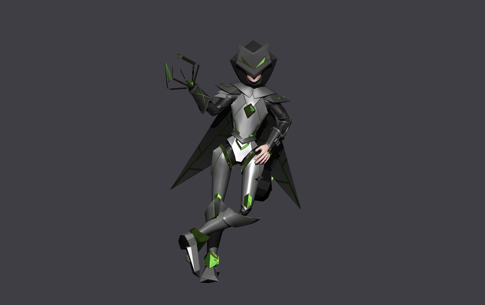 Turquoise - Galaxy Thief - 3D - character design - sci-fi