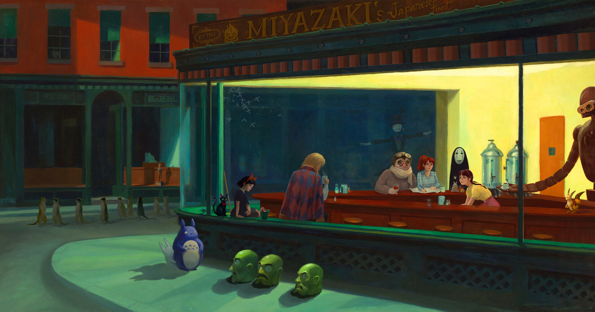 Nighthawks - Ghibli Tribute