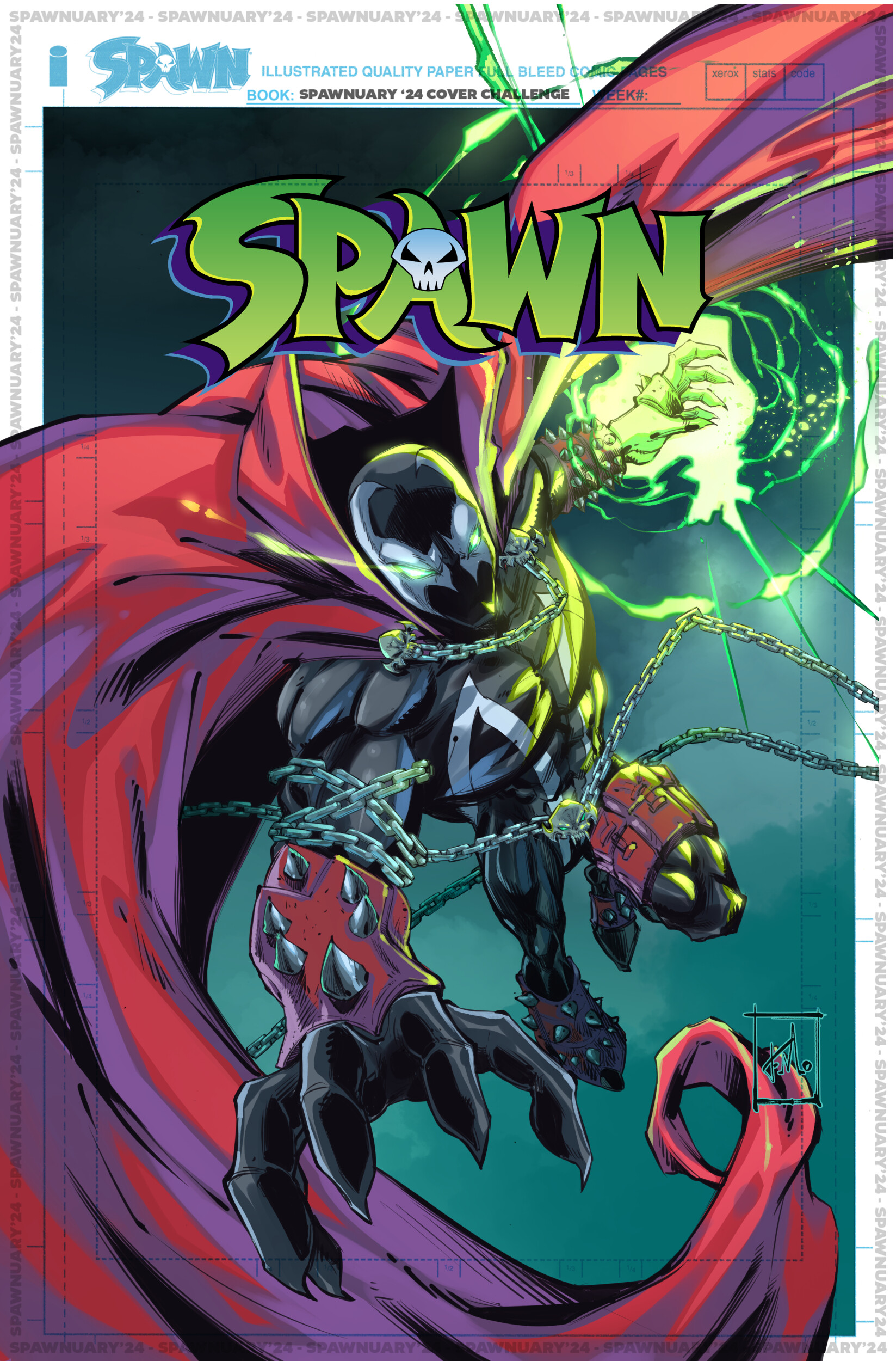 ArtStation - Spawn cover Challenge