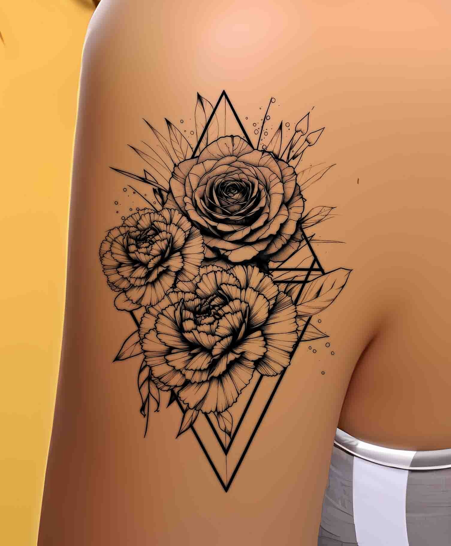 Rose & Flower Tattoo Designs